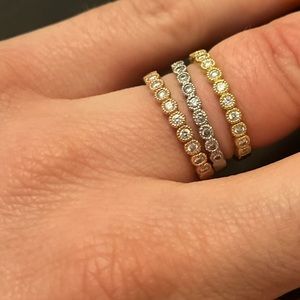 Sophia Fiori ROSE GOLD Diamond Stackable Band